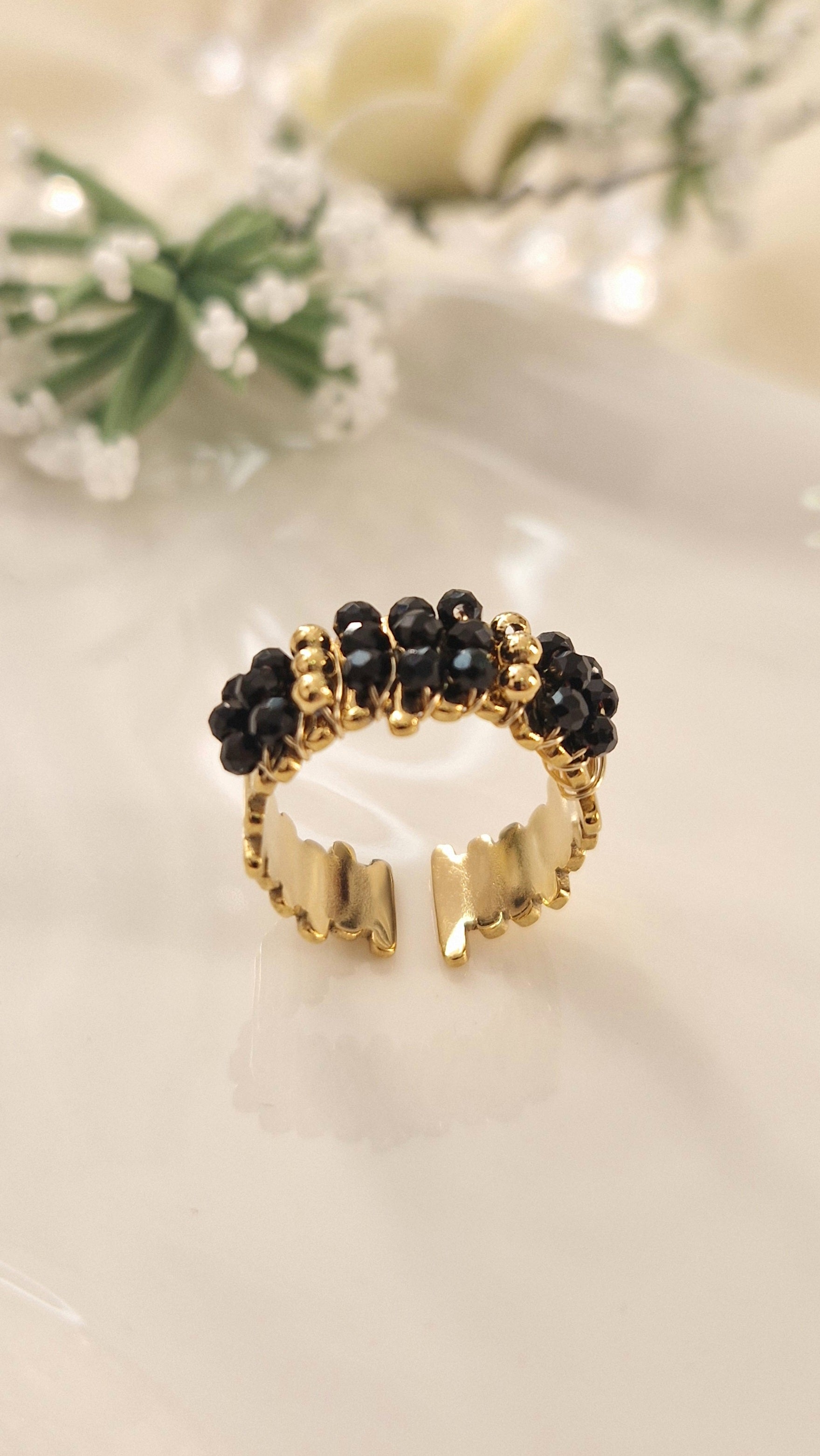 Bague Perle Noire