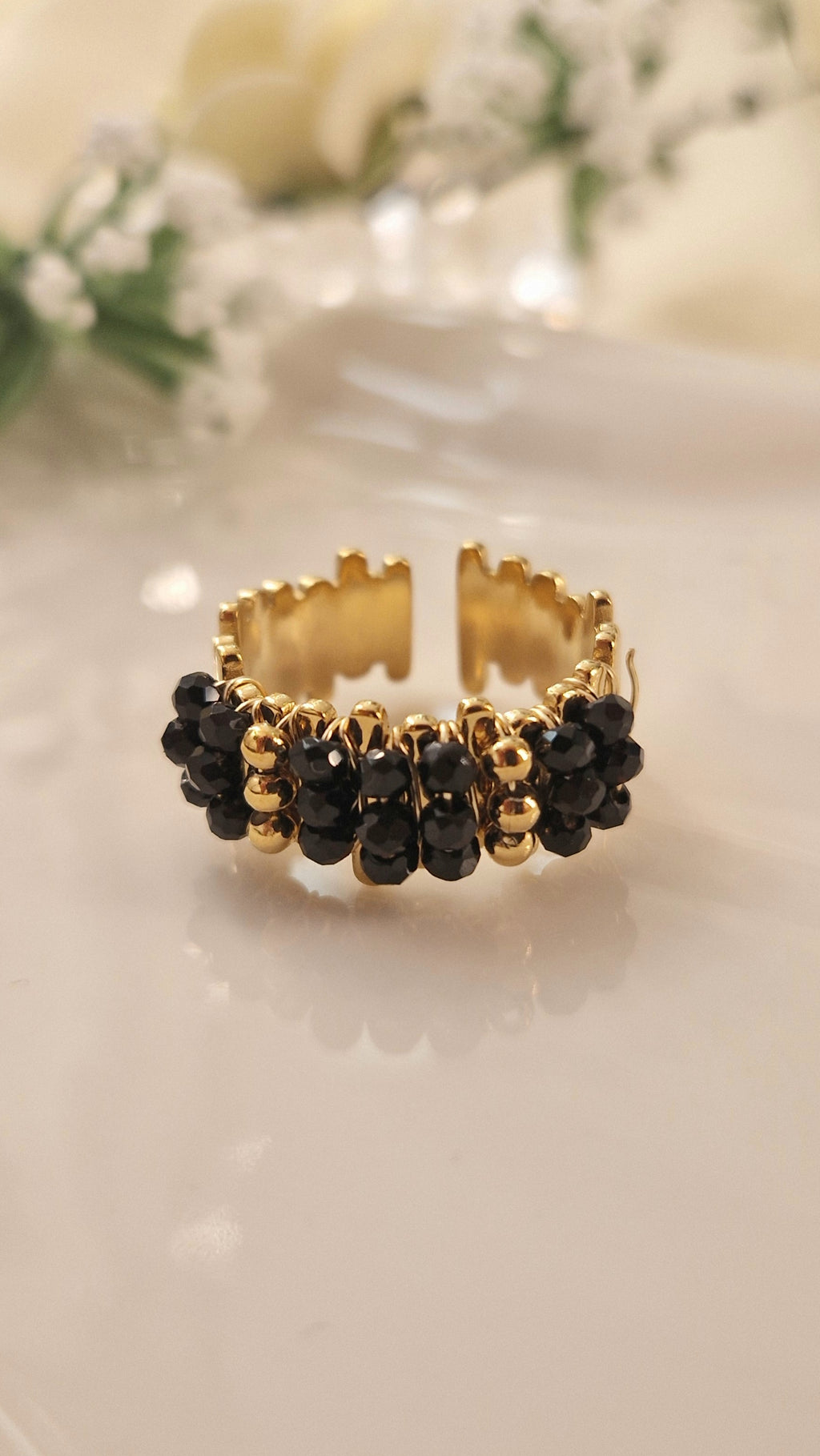 Bague Perle Noire