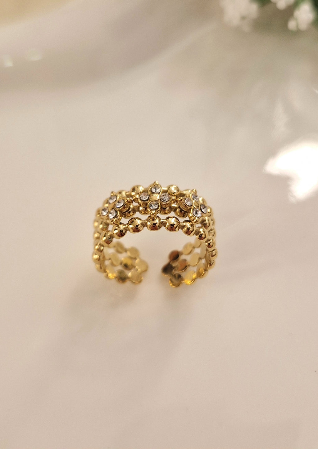 Bague Bubble Blanche