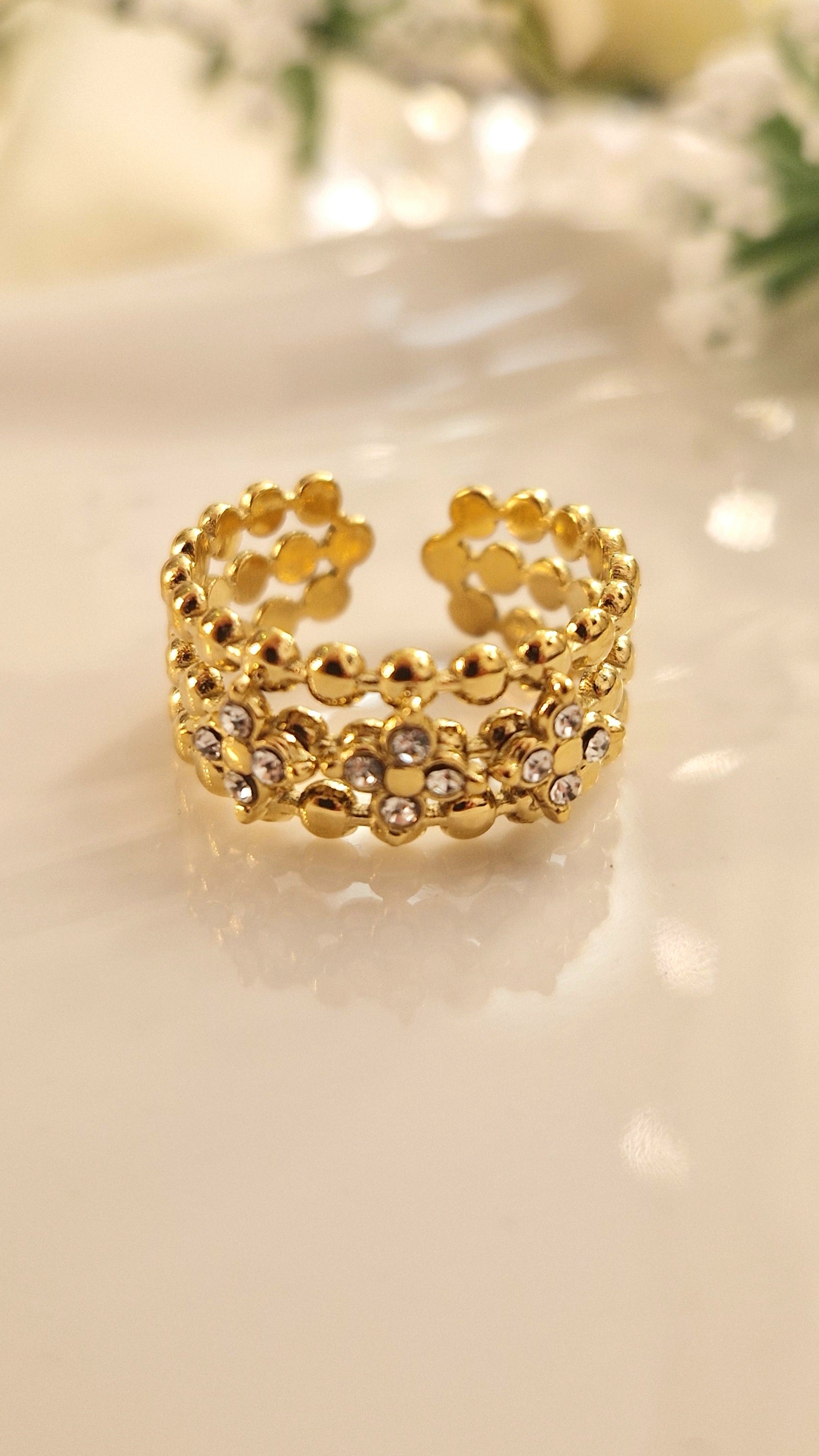 Bague Bubble Blanche