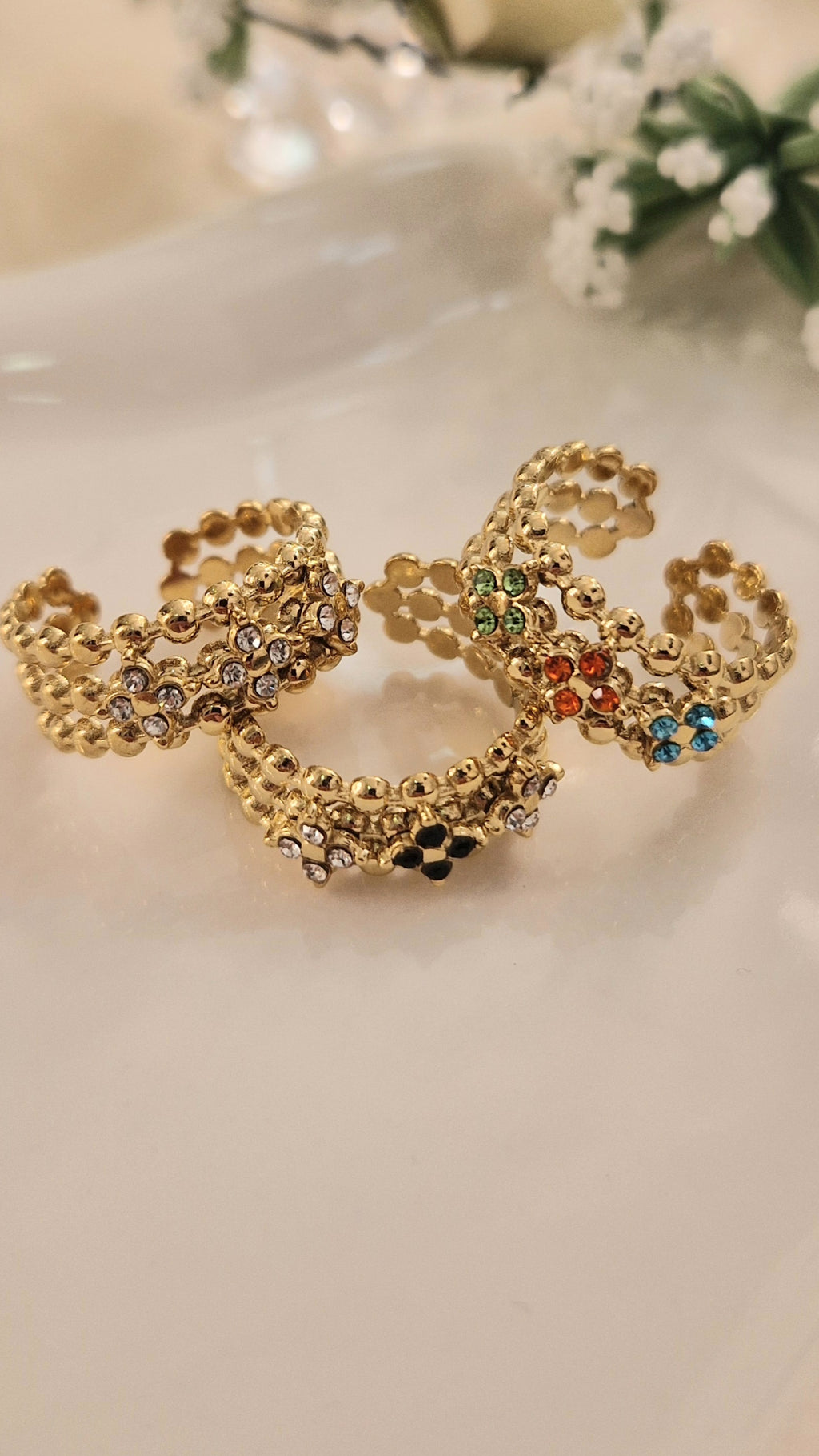 Bague Bubble Arc-en-ciel