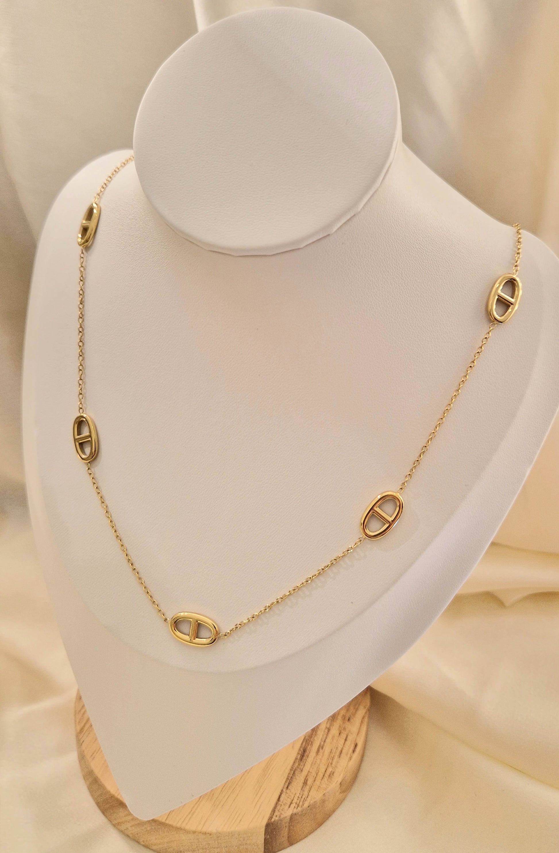 Sautoir Chaîne Dorée