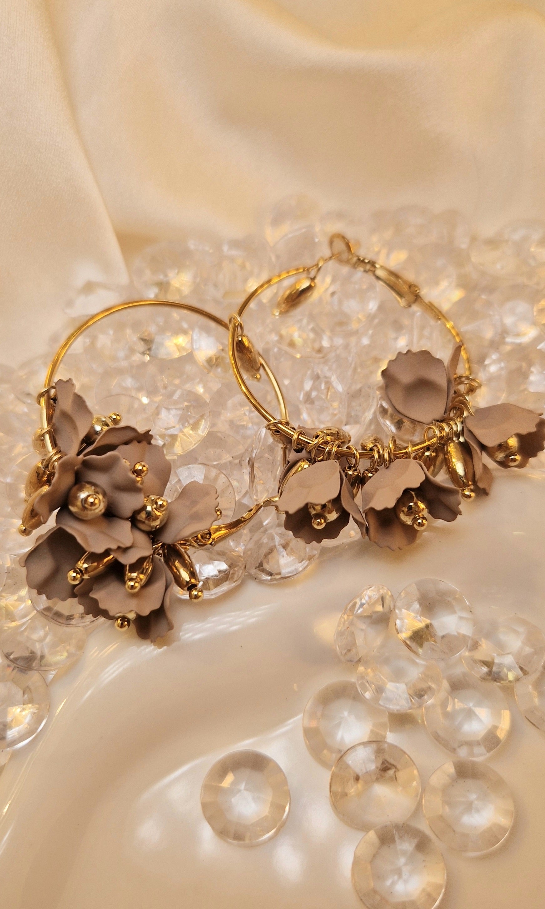 Boucle d'oreille Chocolat