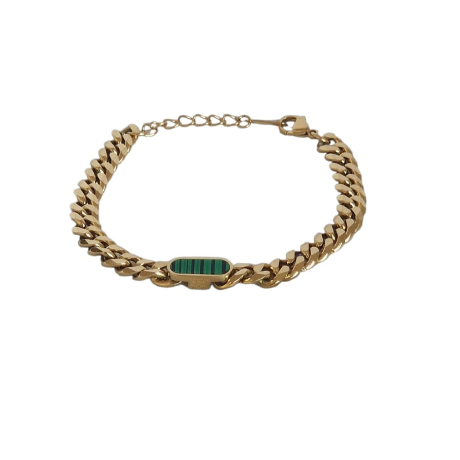 Bracelet Verdita – Harmonie dorée & énergie minérale