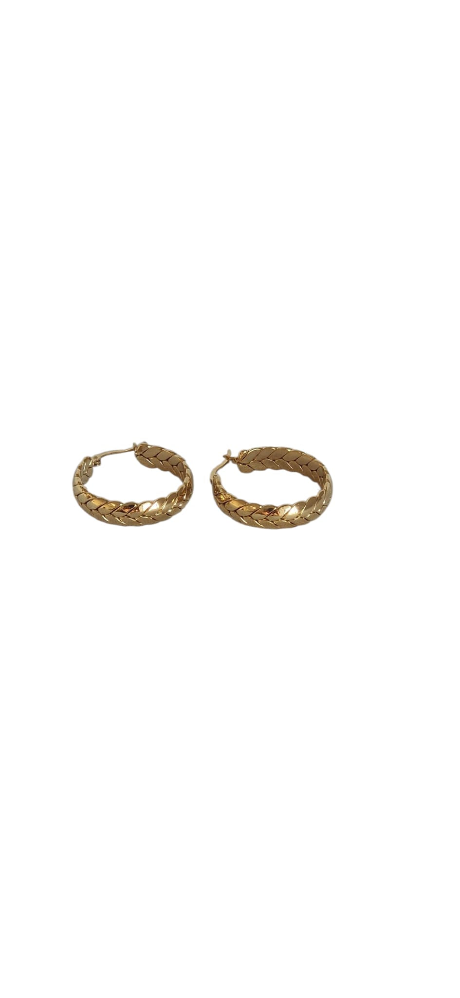 Boucles d’Oreilles Braïa – Créoles Tressées Chic