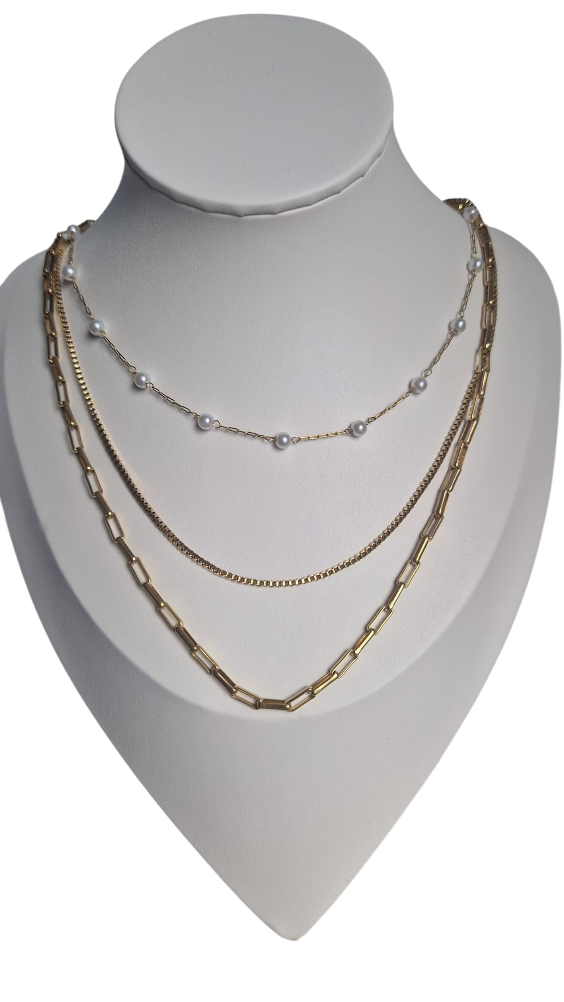 Collier Élégance Perlée – Douceur dorée et perles nacrées