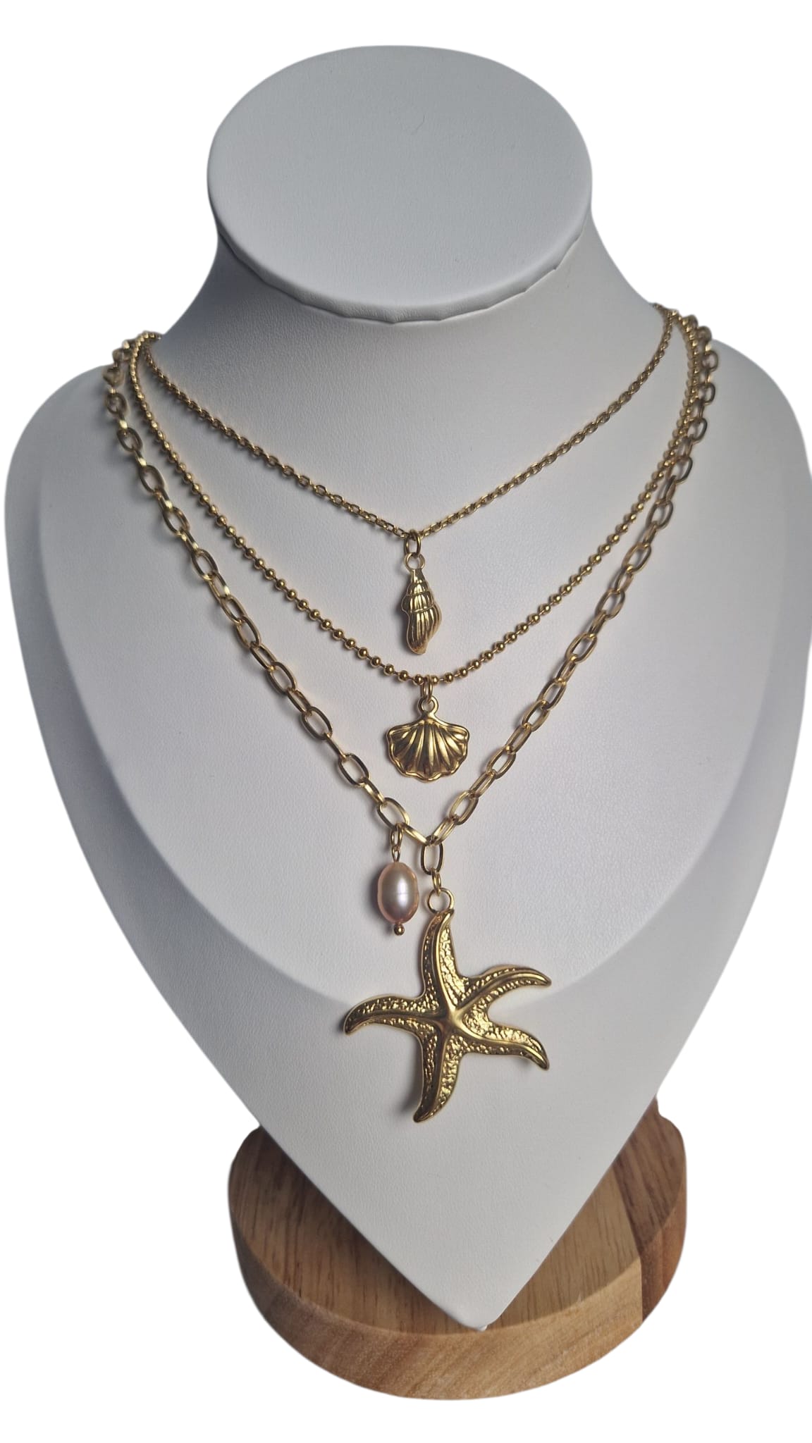 Collier Solmarina – Trilogie Océane Dorée