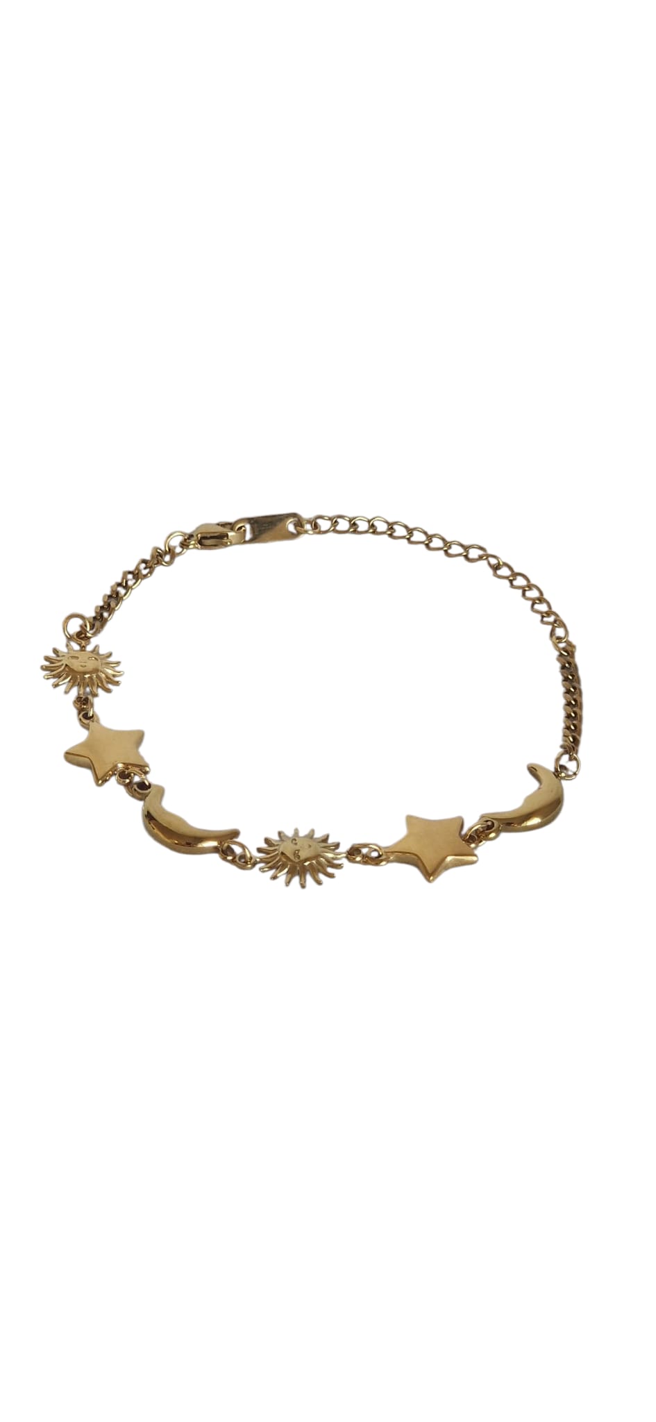 Bracelet Galaxie Dorée – Astres, mystère & lumière