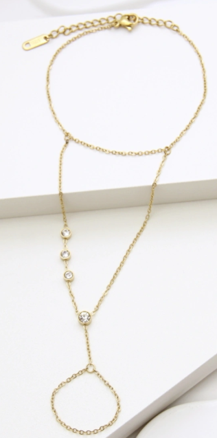 Chaîne de Main Aurore Cristalline