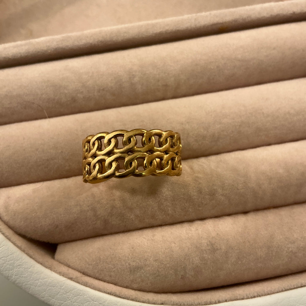 Bague Orée – Ouverte Dorée