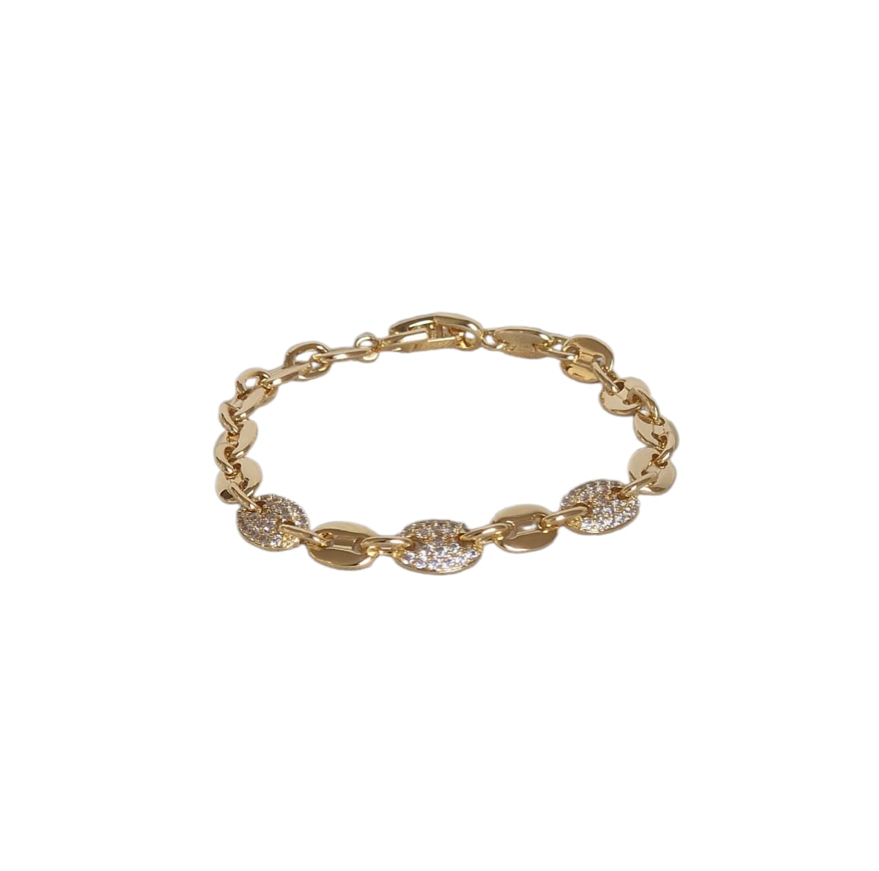Bracelet Café Doré – Maillons précieux et éclat subtil