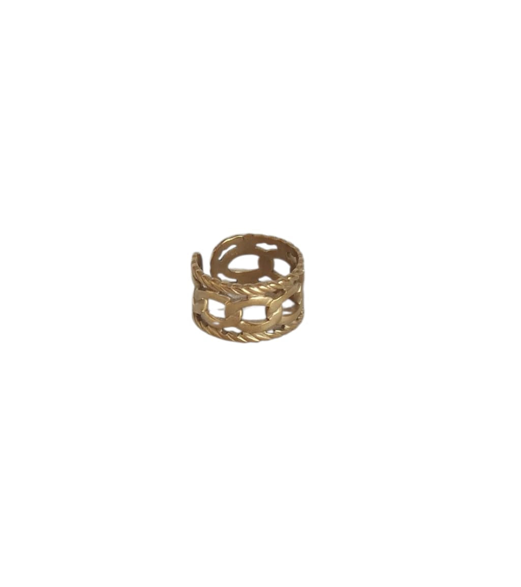 Bague Téméraire – Dorée Sculptée