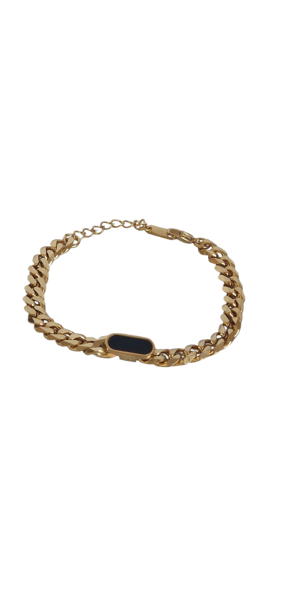 Bracelet Nocturna – Force dorée & mystère noir