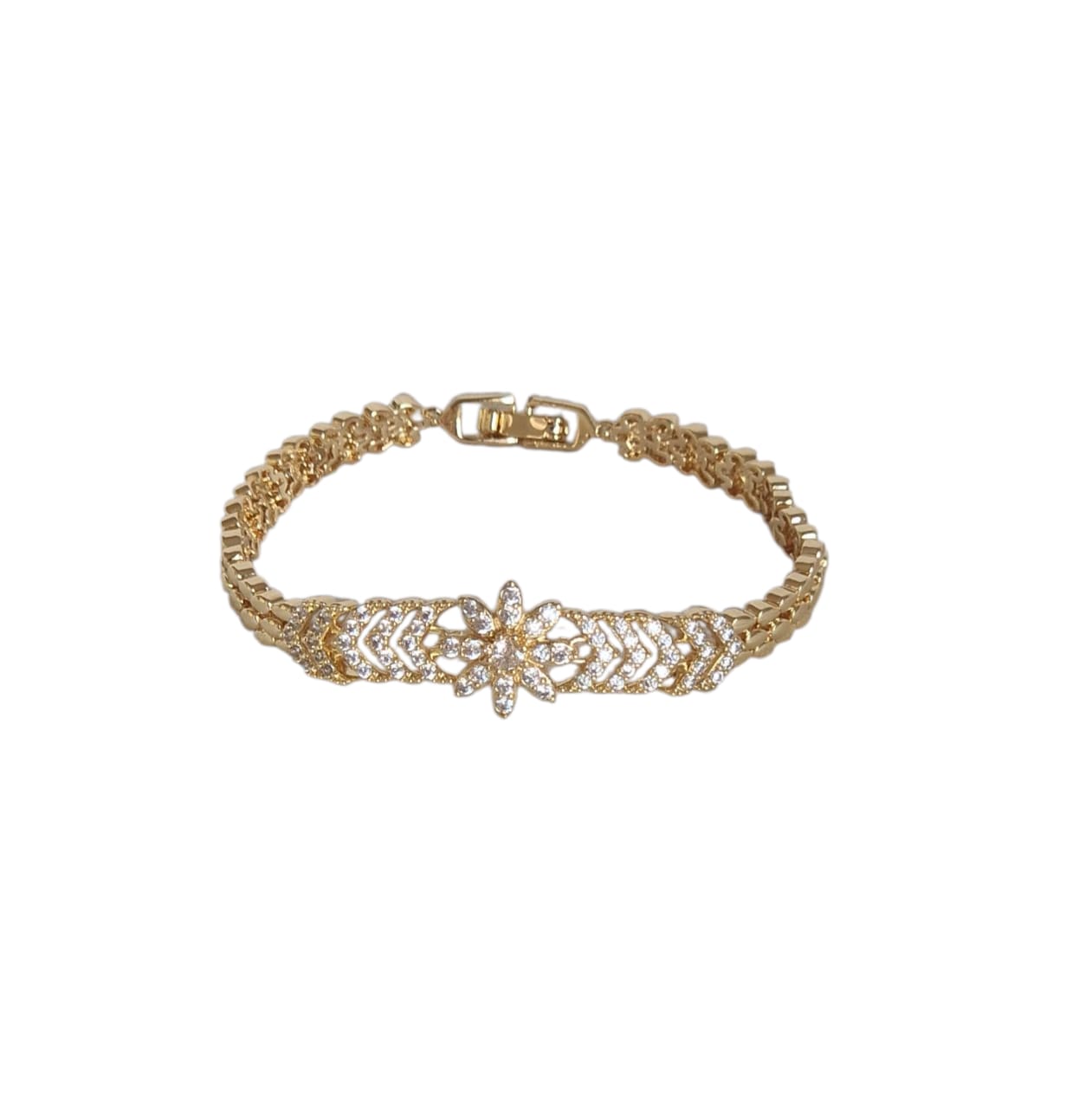 Bracelet Fleur Scintillante – Éclat et féminité en un seul bijou