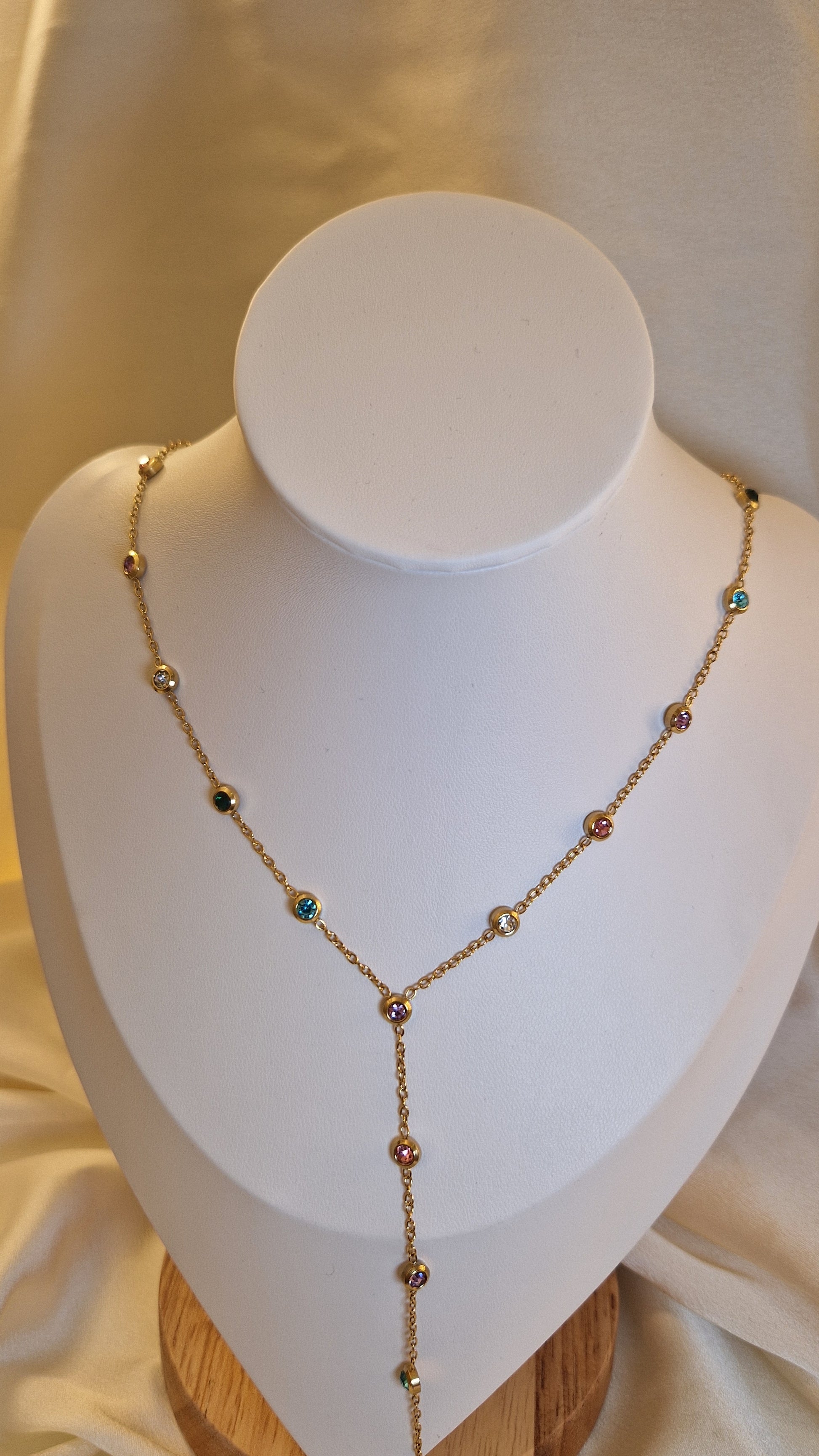 Collier Éclats Bohèmes – Multicolore & Doré