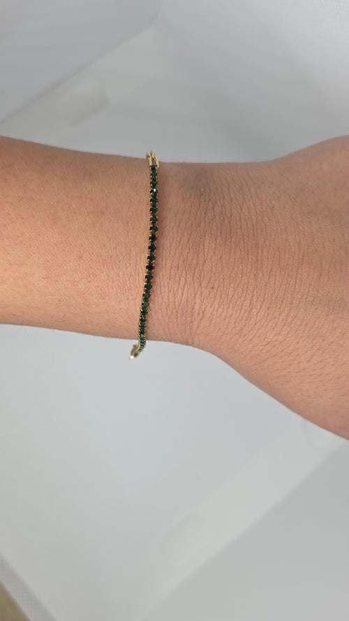 Bracelet Diament Vert