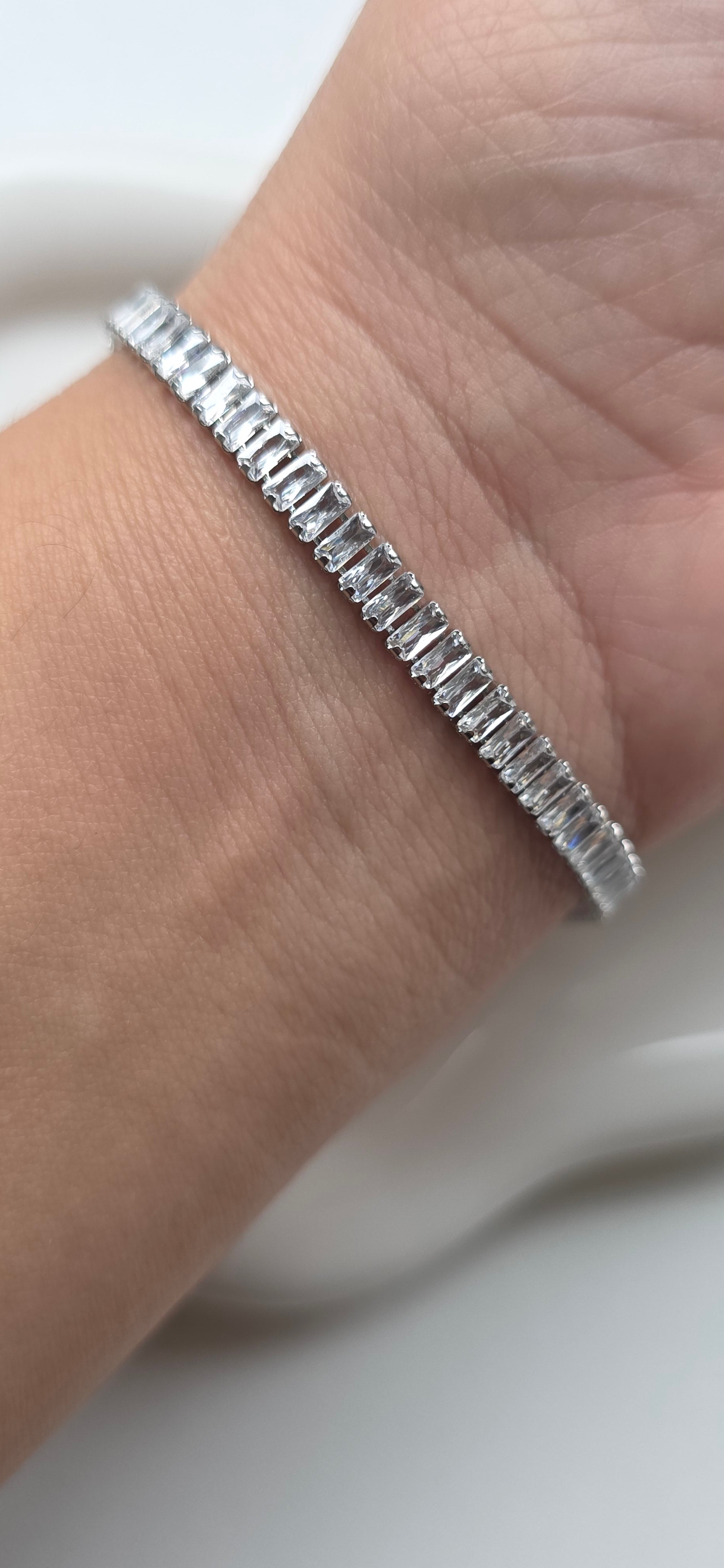 Bracelet Aurora Argentée – Brillance Fine