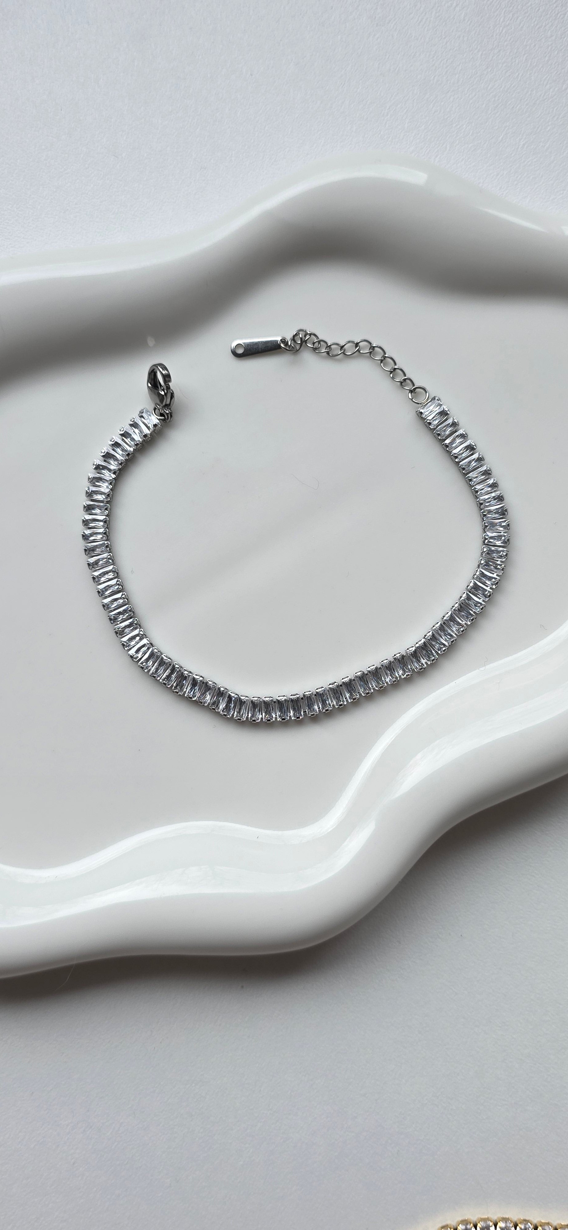 Bracelet Aurora Argentée – Brillance Fine