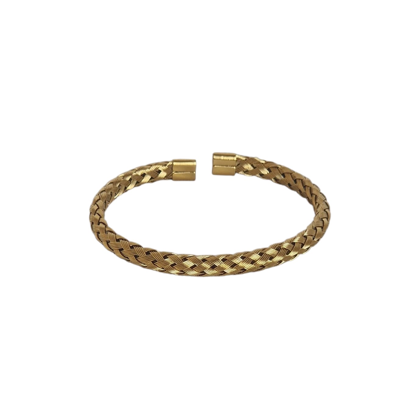 Bracelet Torsade Dorée – Minimalisme et force tressée